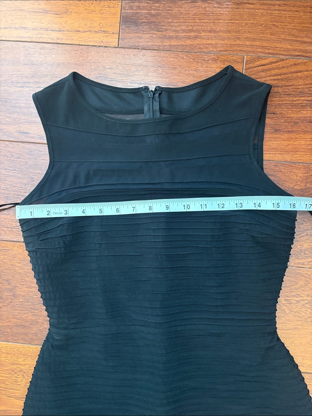 Xscape Black Sleeveless Fitted Mermaid Maxi Dress - Picture 9 of 11